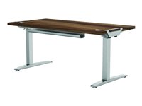 FELLOWES LEVADO PLATEAU SEUL NOYER 140CM