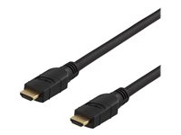 DELTACO Prime HDMI han -> HDMI han 10 m Sort