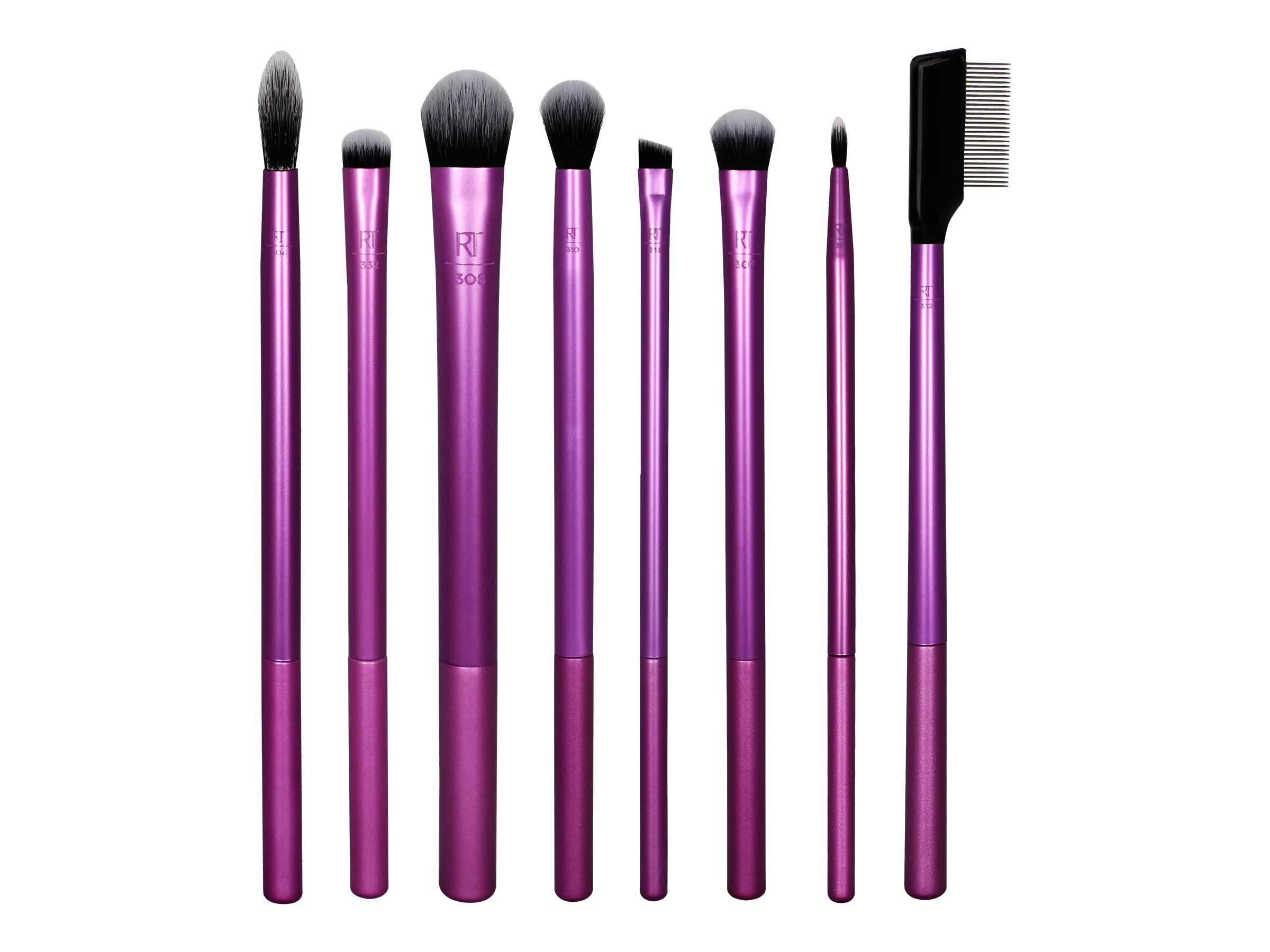 Real Techniques Everyday Eye Essentials Makeup Brush Kit - 8 piece