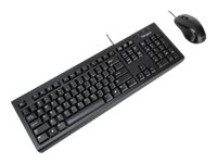 Targus Corporate USB Wired Keyboard & Mouse Bundle - keyboard and mouse set - QWERTY - black