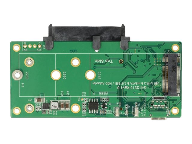 Delock - adaptér rozhraní - M.2 Card / SATA 6Gb/s / mSATA - USB – foto 5