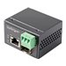 StarTech.com PoE+ Industrial Fiber to Ethernet Media Converter 30W, SFP to RJ45, Singlemode/Multimode Fiber Optic to Copper Gigabit Ethernet, Mini/Compact Size, IP-30/ -40 to +75C, 1Gbps