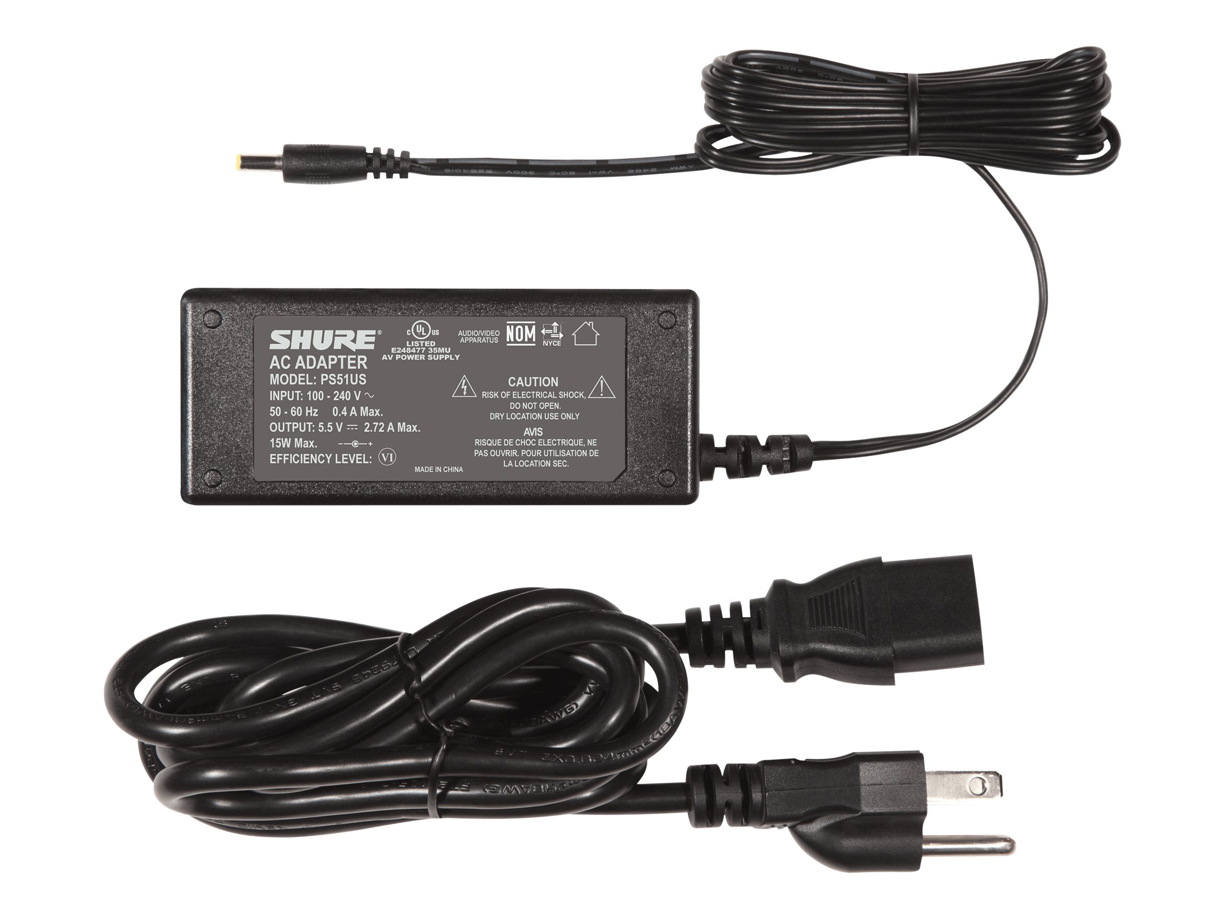 Shure PS51US - Power adapter