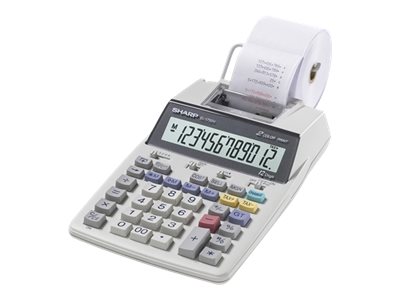 Sharp EL-1750V printing Product shot Right-angle 79250