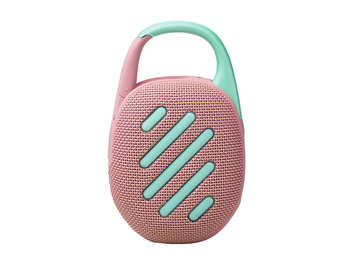 JBL Clip 5 Portable Bluetooth Speaker - Pink - JBLCLIP5PINKAM