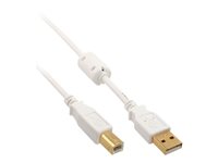 MicroConnect USB 2.0 USB-kabel 2m Hvid