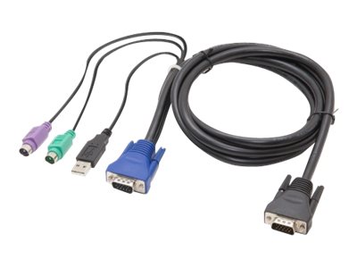 Syba SY-CAB50086 - Keyboard / video / mouse / USB cable