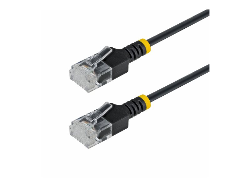 ULTRA SLIM CAT6A CABLE BLACK SLIM SNAGLESS RJ45 UTP PATCH CAB – StarTech.com