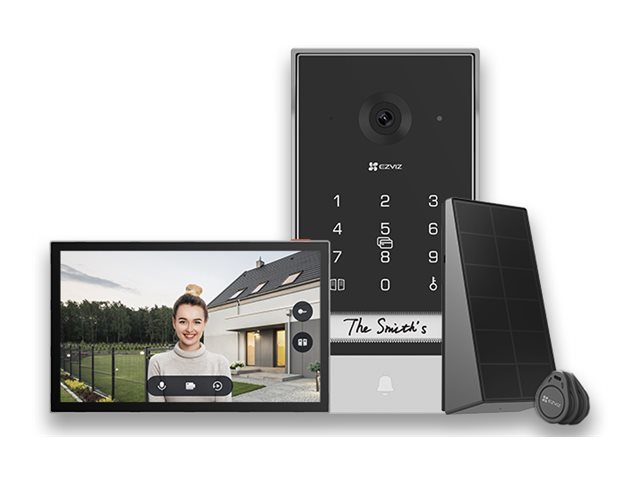 EZVIZ CS-EP7 video intercom system wireless (802.11b 802.11g 802.11n 802.11ac) hardwired Product shot Multi-angle 78500