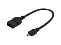 ASSMANN USB-kabel 20cm Sort
