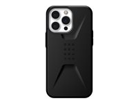 UAG Rugged Case for iPhone 13 Pro 5G [6.1-inch] Civilian Black Back cover for cell phone 