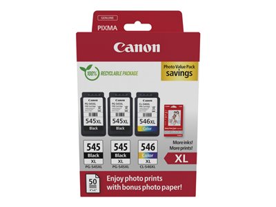 CANON PG-545XLx2/CL-546XL Ink Cartridge - 8286B015