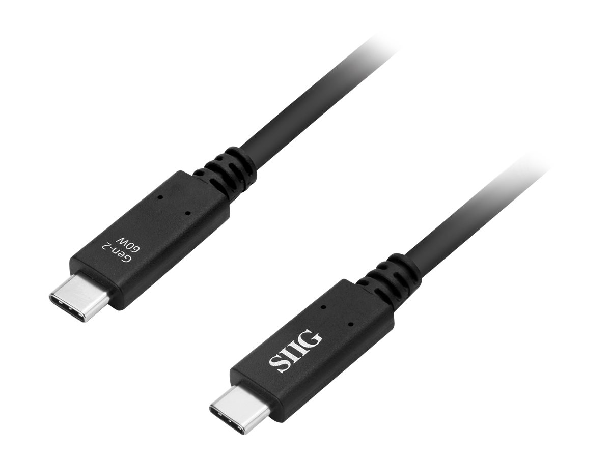 SIIG USB3.1 Type-C Gen2 Cable 60W