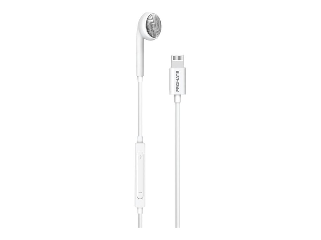 Promate Beat-LT earphone with mic Product shot Front 79650