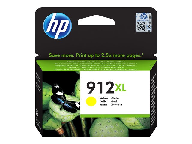 Image of HP 912XL - High Yield - yellow - original - ink cartridge