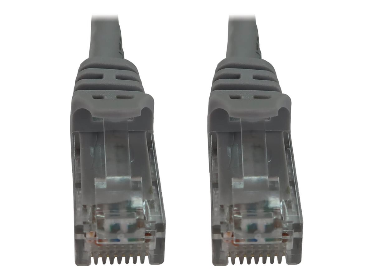 Eaton Tripp Lite Series Cat6a 10G Snagless Molded UTP Ethernet Cable (RJ45 M/M), PoE, Gray, 6 ft. (1.8 m)