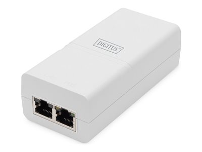 DIGITUS Gigabit Ethernet PoE Injektor 802.3at 30W weiß
