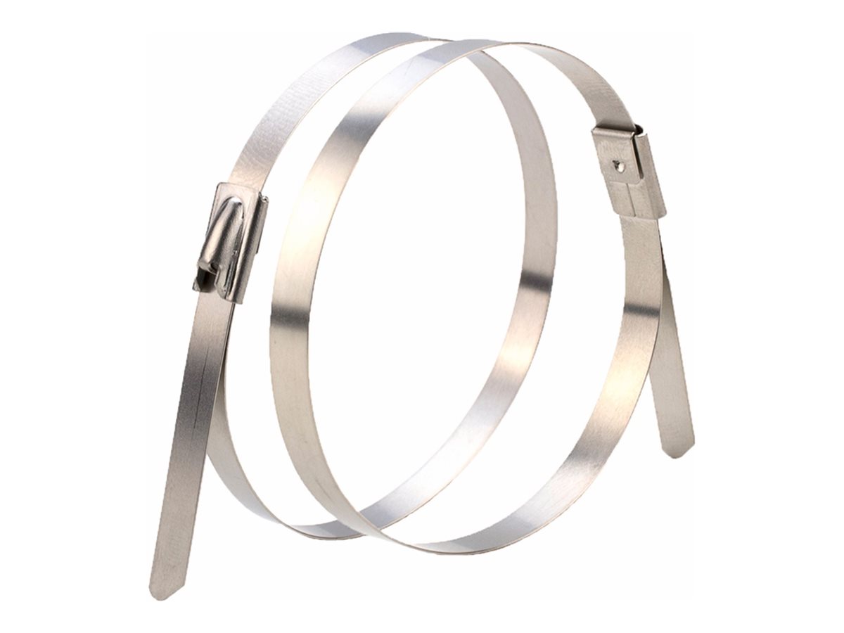Dynamix cable tie, 7.9 x 500 mm, 316L stainless steel, 1600 n / 163 kgs