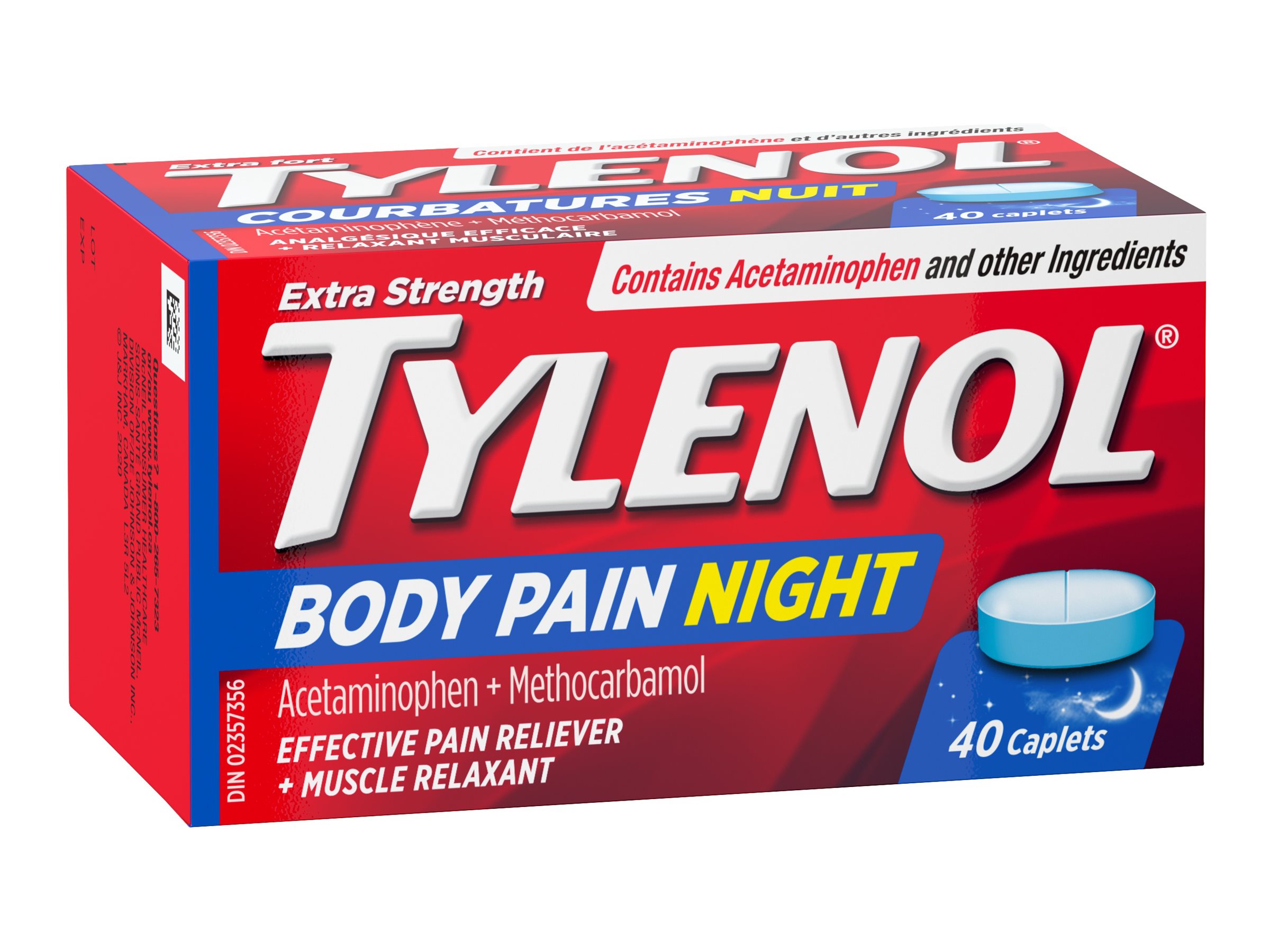 Tylenol* Body Pain Night Extra Strength Caplets - 40's� �