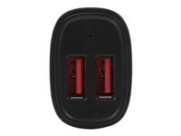 StarTech.com Chargeur de voiture double USB - Adaptateur allume cigare à 2 ports USB - Haute puissance (24 W/4,8 A) - Blanc