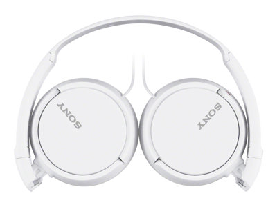 Sony MDR-ZX110AP Headphones with mic full size wired 3.5 mm jack white