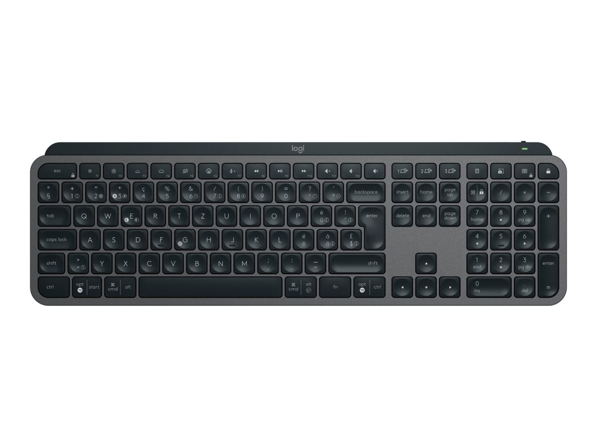 Logitech MX Keys S - klávesnice - AZERTY - belgická - grafit Vstupní zařízení – foto 2