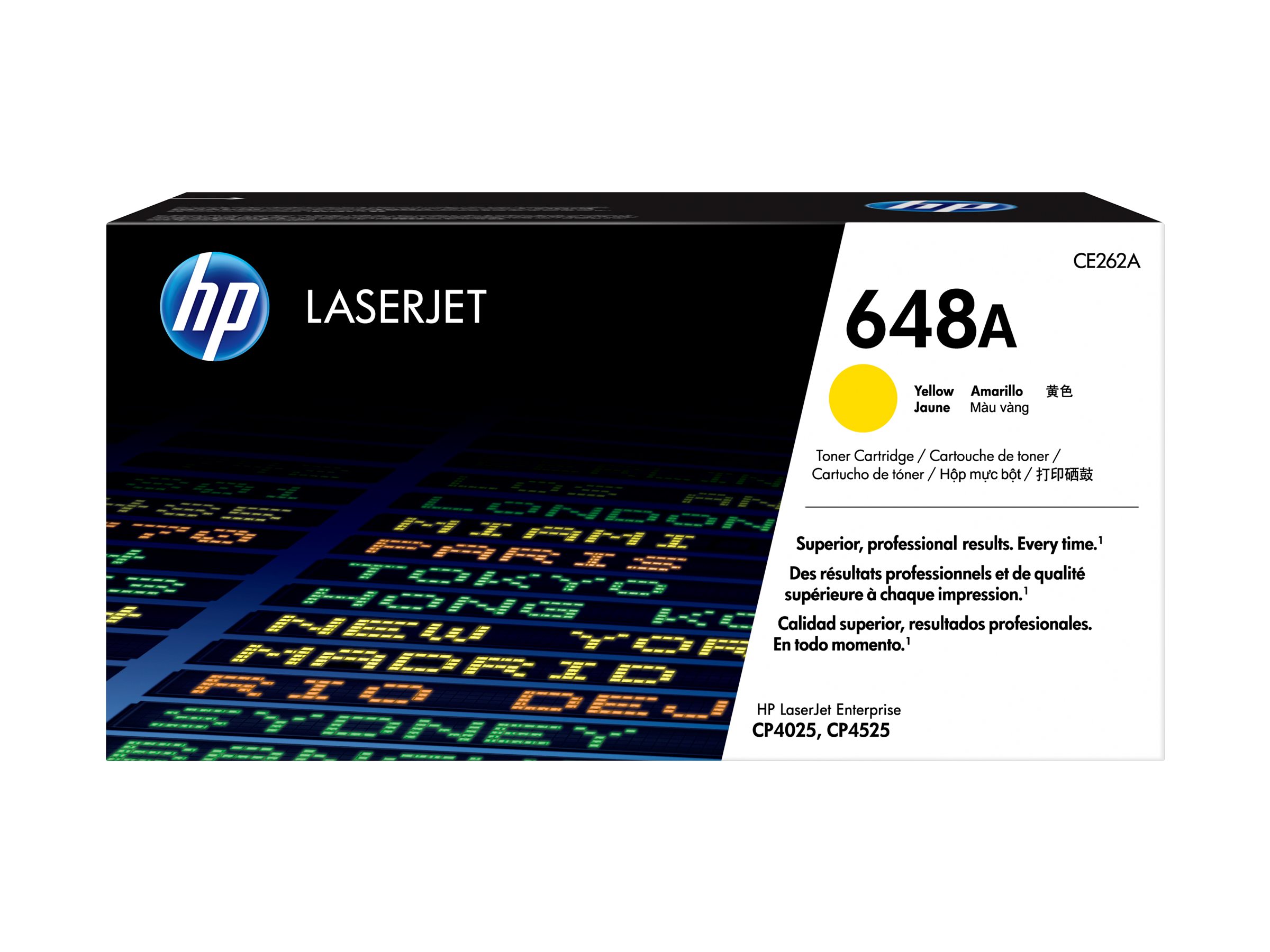 Hp 648a Yellow Original Laserjet Toner Cartridge Ce262a Hp 648a Yellow Original Laserjet Toner Cartridge Ce262a