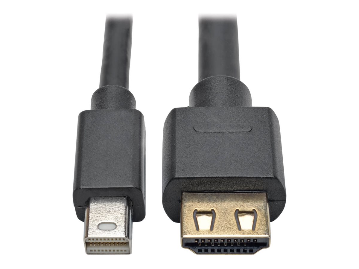 Eaton Tripp Lite Series Mini DisplayPort 1.4 to HDMI Active Adapter Cable (M/M), 4K 60 Hz, 4:4:4, HDR, HDCP 2.2, 3 ft. (0.9 m)