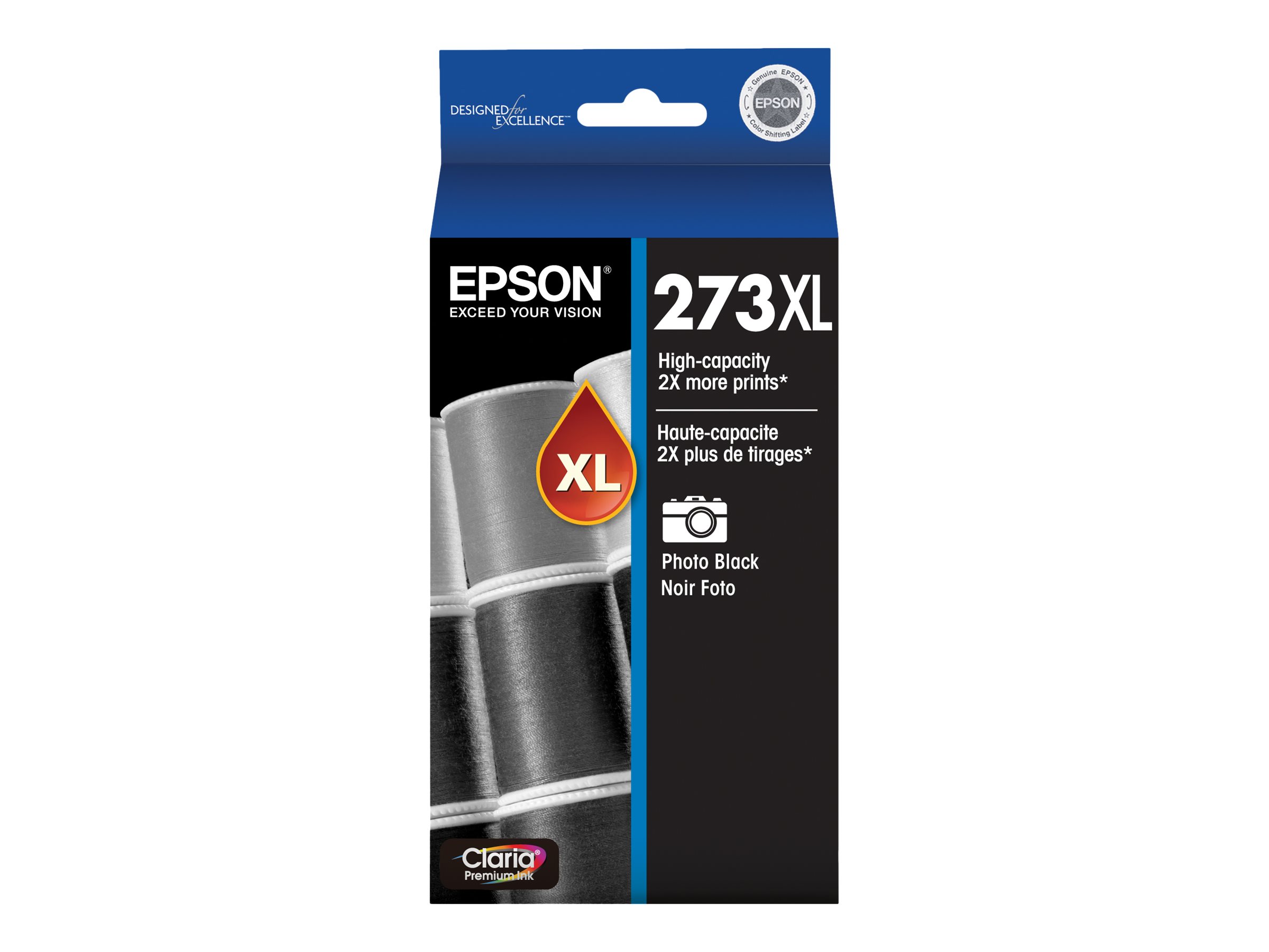 Epson 273XL High-Capacity Ink Cartridge - Photo Black - T273XL120-S