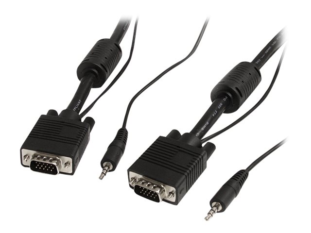 StarTech.com 50 ft Coax High Resolution Monitor VGA Cable with Audio