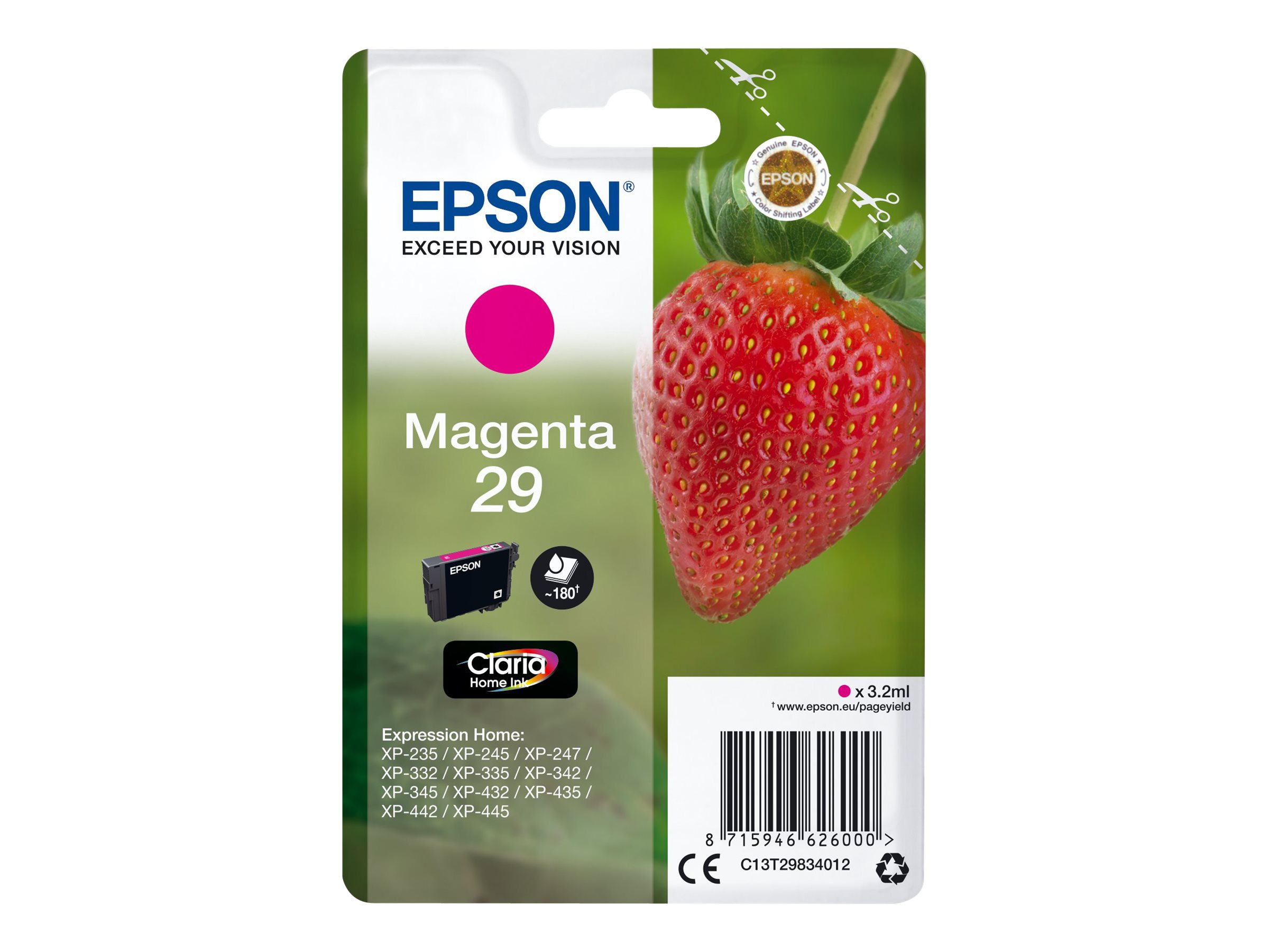 EPSON 4LB Cartridge Fraise Magenta w/s