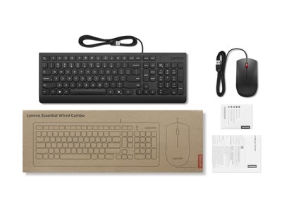 LENOVO Essential Wired combo AI Turkish Mäuse & Tastaturen