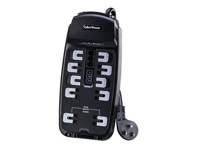 CyberPower Professional Series CSP1008T Surge protector AC 125 V output