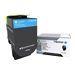 LEXMARK Standard Cyan Toner Cartridge