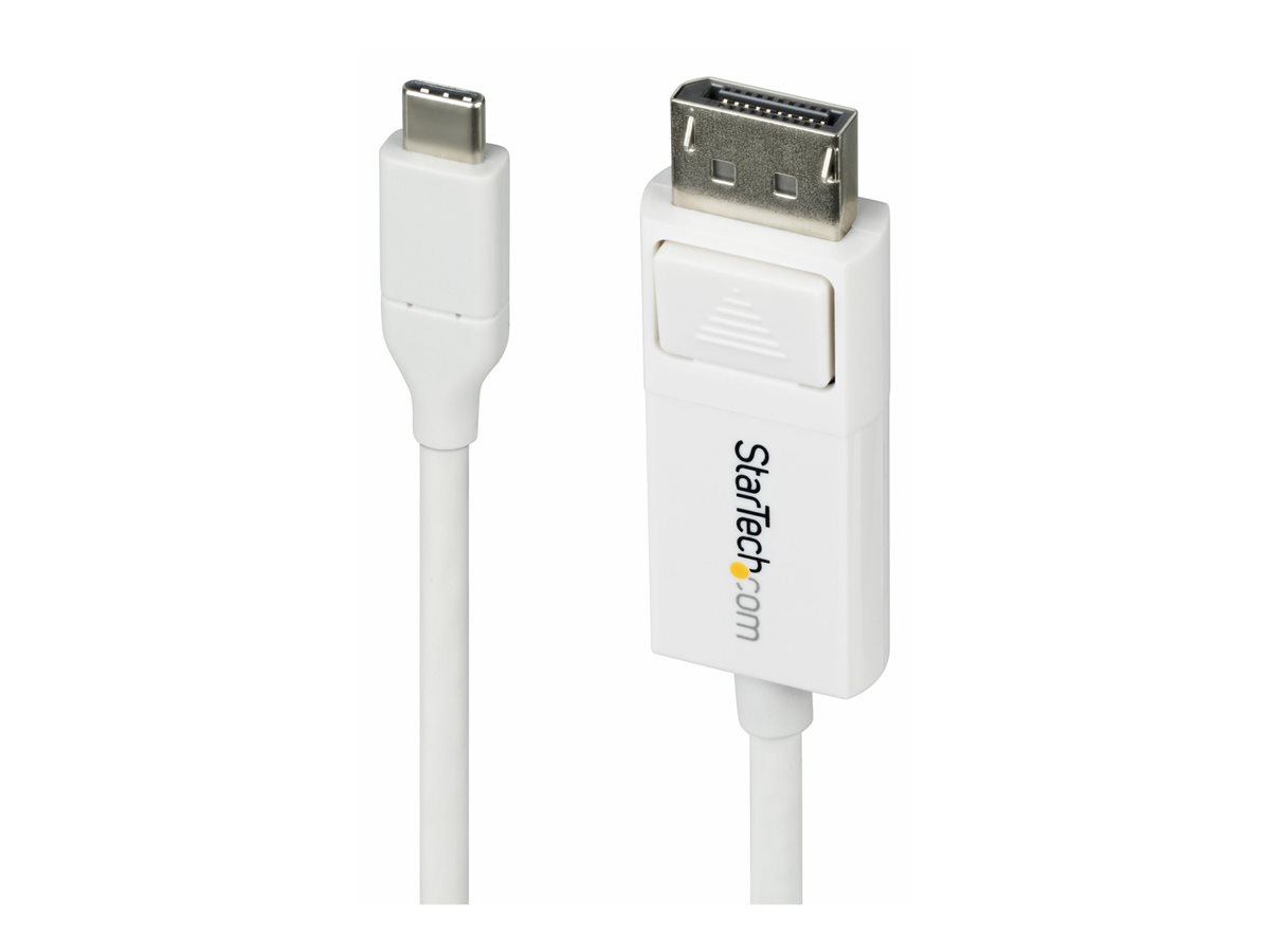 StarTech.com 6.6ft (2m) USB C to DisplayPort 1.2 Cable, Bidirectional - kabel DisplayPort - 24 pin USB-C do DisplayPort - 1.9 m – foto 2