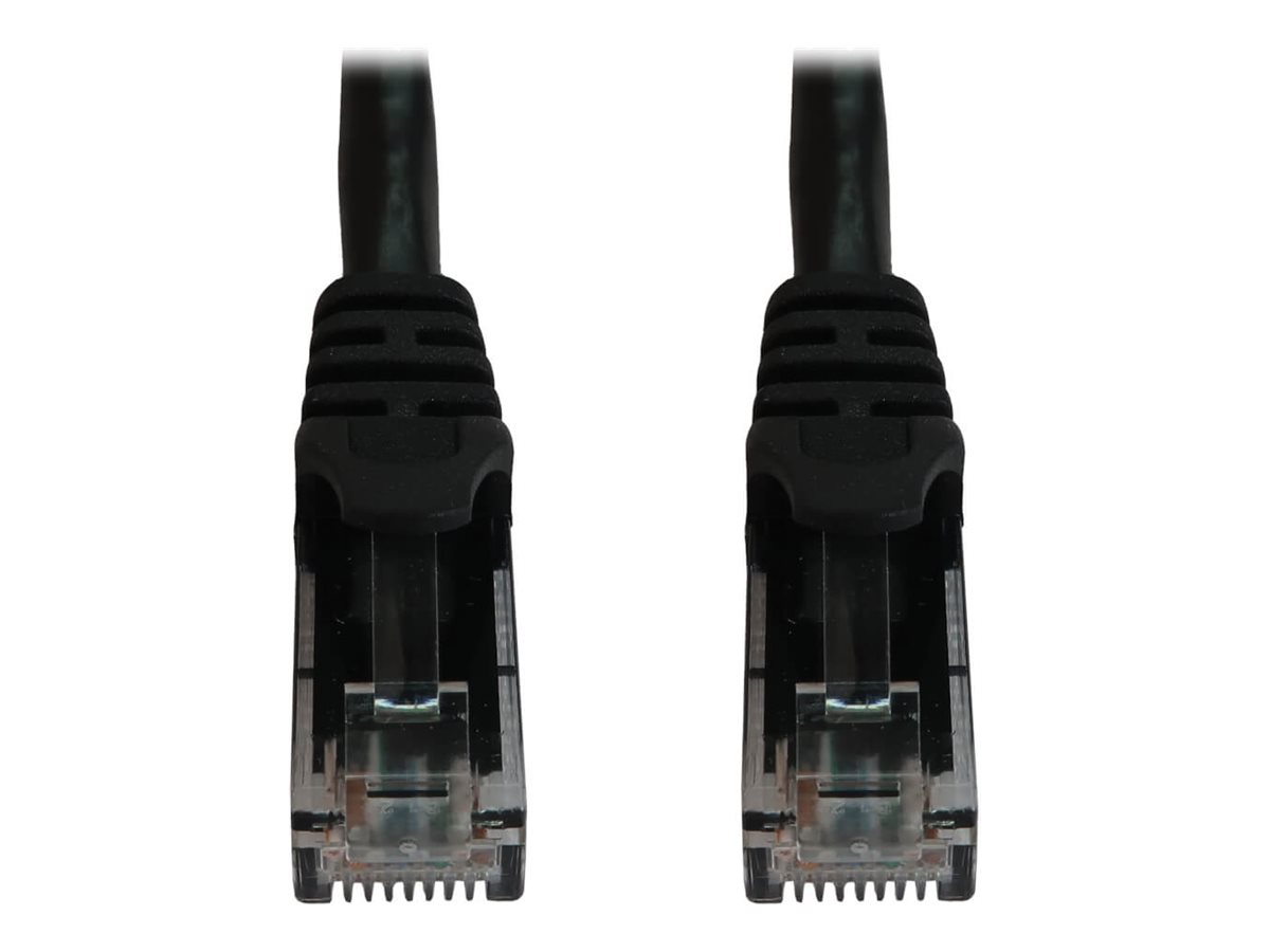 Eaton Tripp Lite Series Cat6a 10G Snagless Molded UTP Ethernet Cable (RJ45 M/M), PoE, Black, 50 ft. (15.2 m)