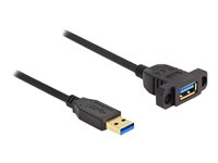 DeLOCK USB 3.2 Gen 1 USB Type-C kabel 1m Sort