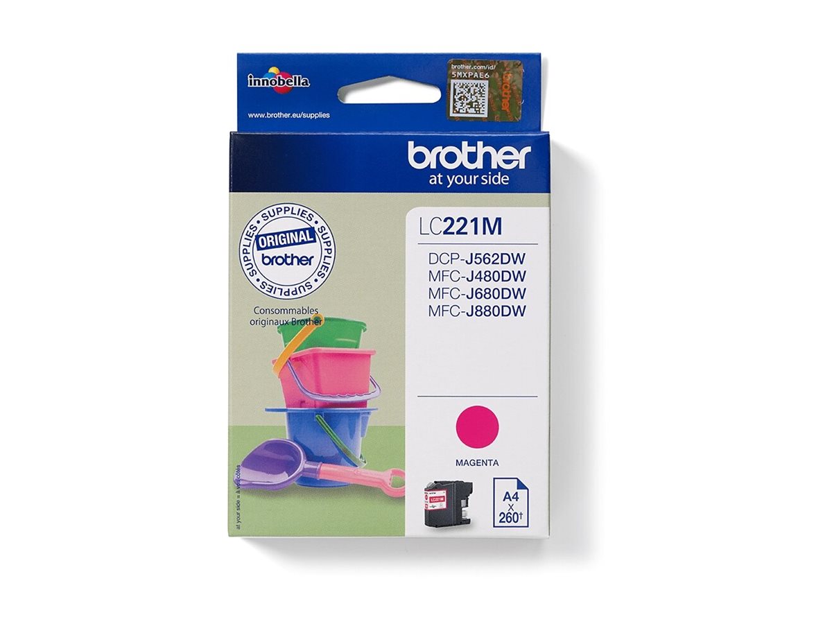 Brother Lc221m Magenta Original Ink Cartridge