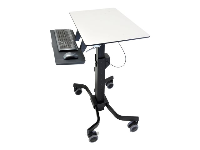 Ergotron TeachWell Mobile Digital Workspace - Cart - Patented Constant Force Technology - for notebook / keyboard / mouse - steel, phenolic composite, high-grade plastic - graphite gray
