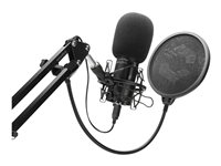 SPEEDLINK SL-800010-BK VOLITY READY Streaming Starter Set Mikrofon Kabling -38dB Kardioide Sort
