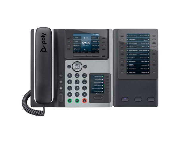 HP Poly Edge E400 IP Phone & PoE-enabled 82M93AA