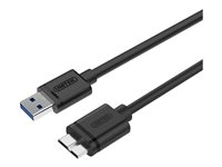 Unitek USB 3.0 USB-kabel 1m Sort