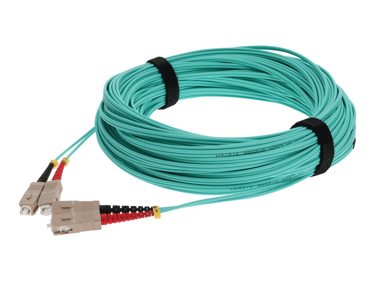 AddOn 15m SC OM3 Aqua Patch Cable