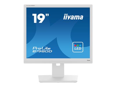 IIYAMA 48.0cm (19) B1980D-W5 5:4 VGA+DVI Lift white retail - B1980D-W5