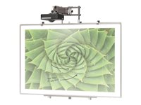 BALT Interactive Projector Board with Brio Trim Projection screen wall mountable 