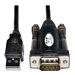 Eaton Tripp Lite Series 5ft USB to Serial Adapter Cable USB-A to DB9 RS-232 M/M 5