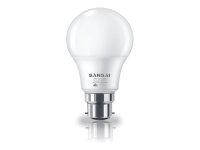 Sansai, LED light bulb, shape: A60, B22, 12 W, warm white light, 3000 K