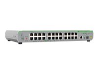Allied Telesis CentreCOM AT-GS910/26XST - switch - 24 ports - unmanaged - rack-mountable