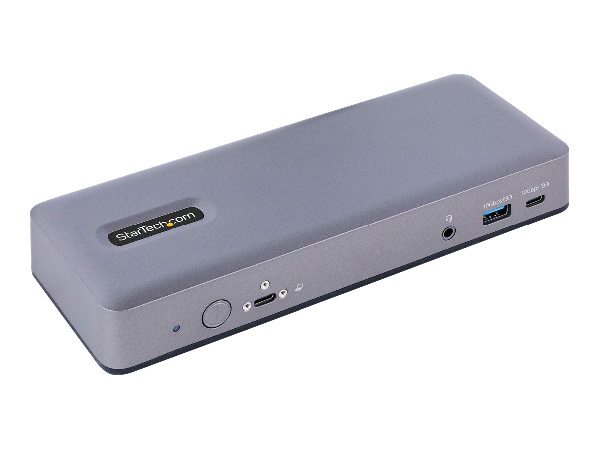 StarTech.com USB-C Docking Station, Multi-Monitor HDMI/DP/DP Alt