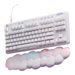 Logitech G713 Wired Gaming Keyboard, Tactile Switches (GX Brown), and Keyboard Palm Rest, White Mist - Image 4: Right-angle